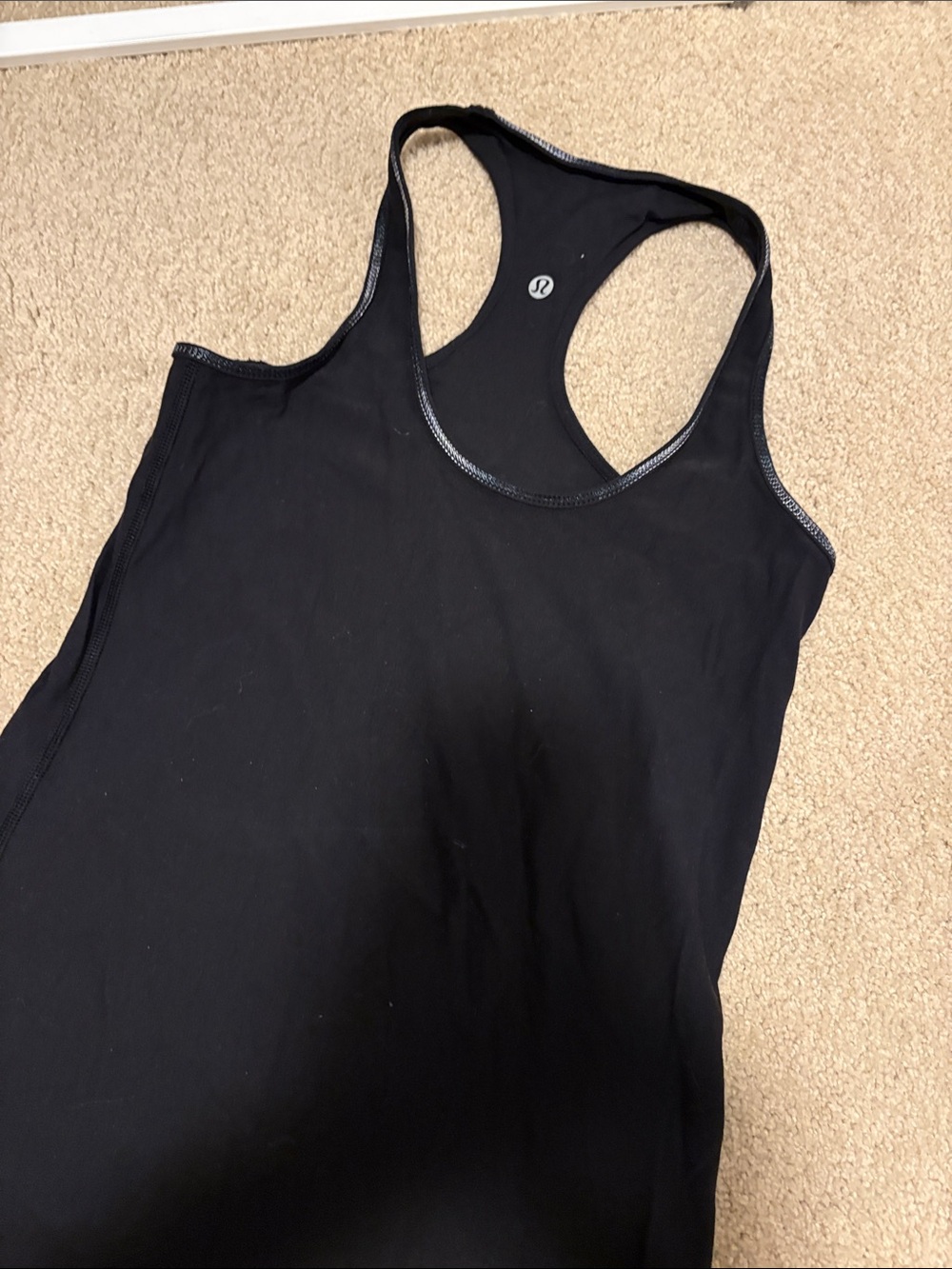 lululemon athletica Black Racerback Tank